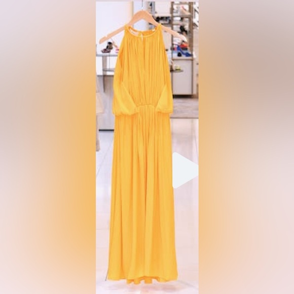 ALC Meredith midi dress in mango NWT - Picture 11 of 17